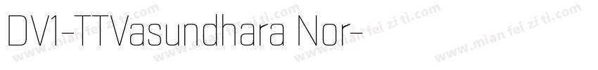 DV1-TTVasundhara Nor字体转换